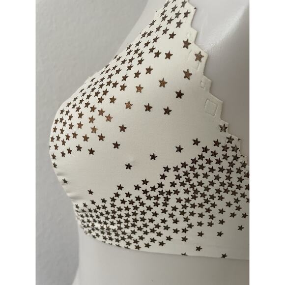 PilyQ Swim Women Bikini Top City of Stars Reversible Seamless Swimwear - Picture 5 of 9